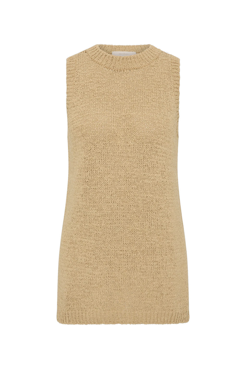 The Knit Vest Wheat