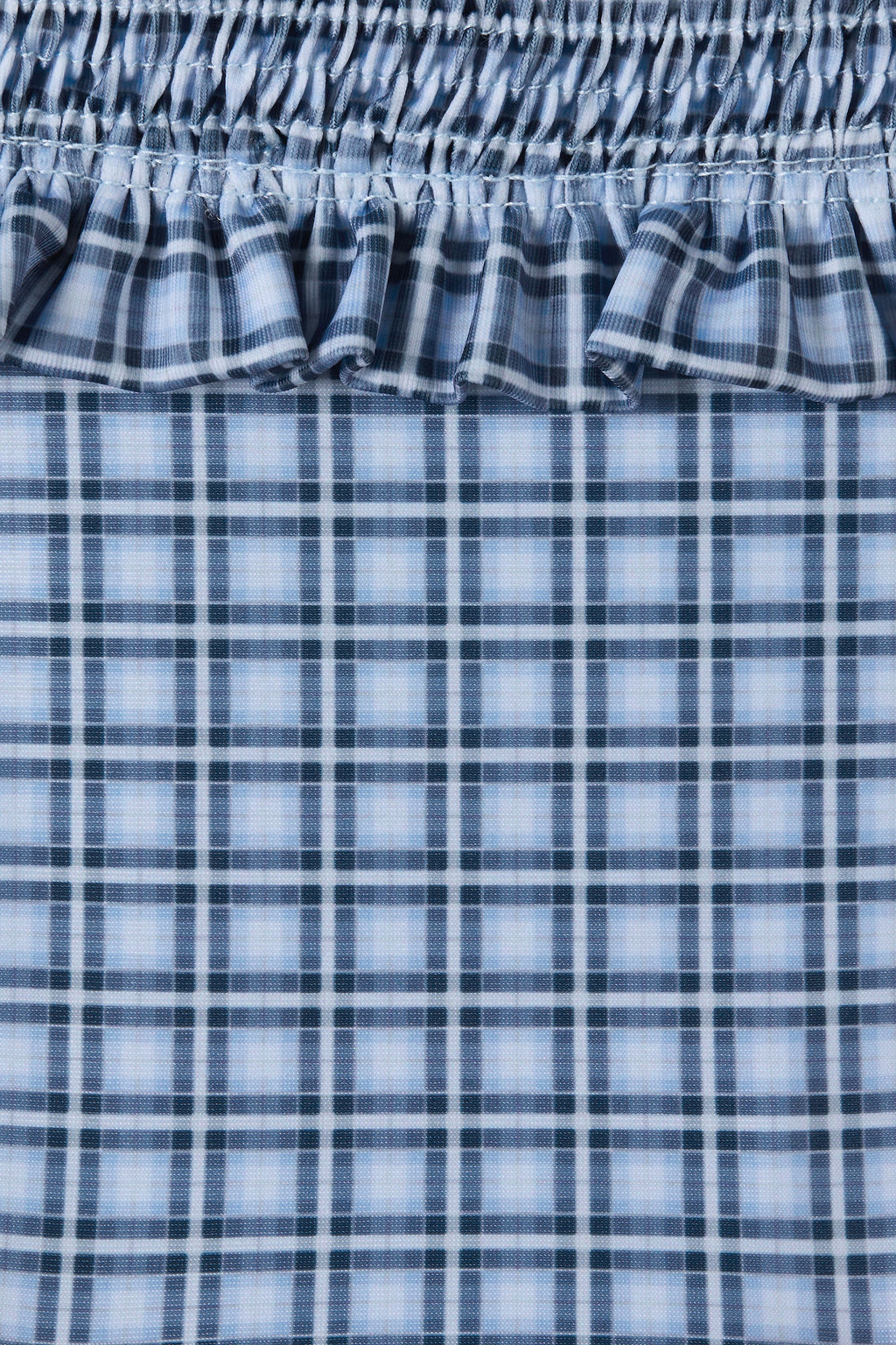 Esterel Bikini Bottom Vintage Blue Check