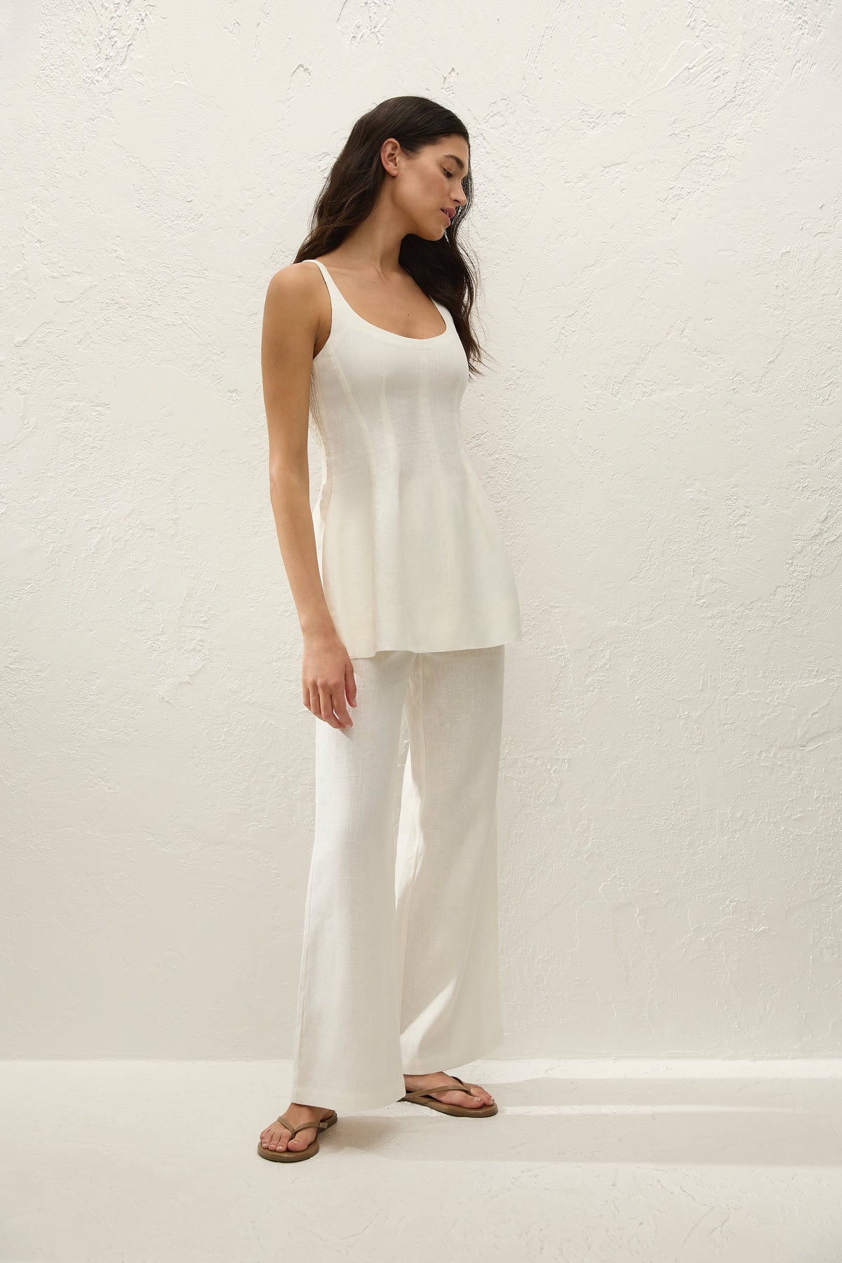 Syna Pant White - Final Sale