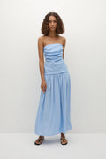 Hedy Maxi Dress Mineral Blue - Final Sale