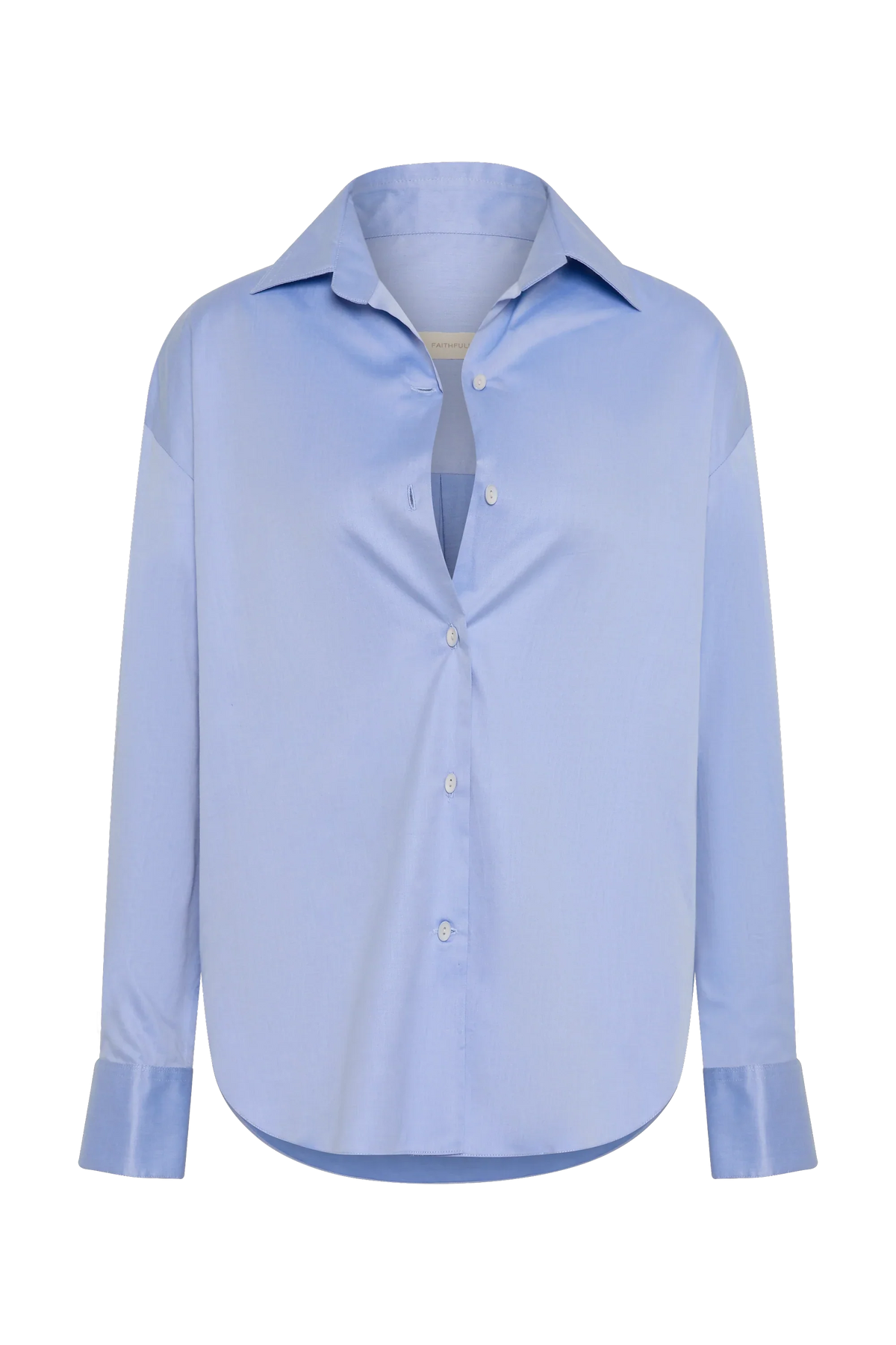 En Vau Oversized Shirt Soft Blue - Final Sale