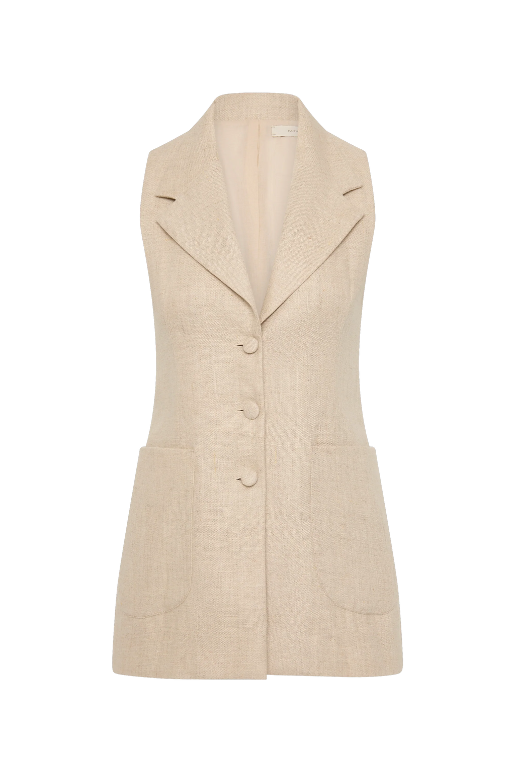 Josette Vest Natural - Final Sale