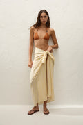 Lomas Pareo Ombre Stripe Faded Mustard - Final Sale