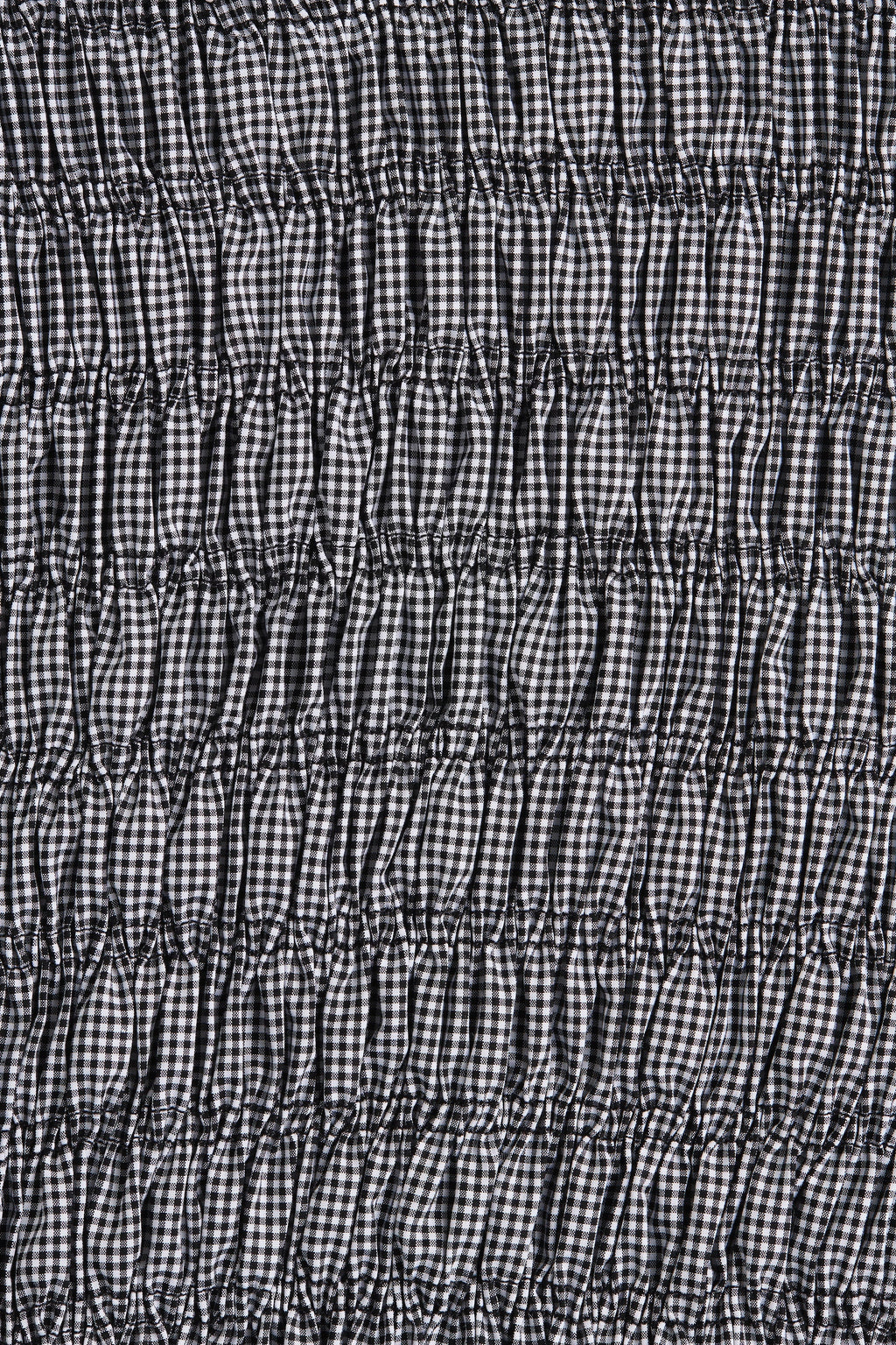 Amelie Midi Dress Gingham Black - Final Sale