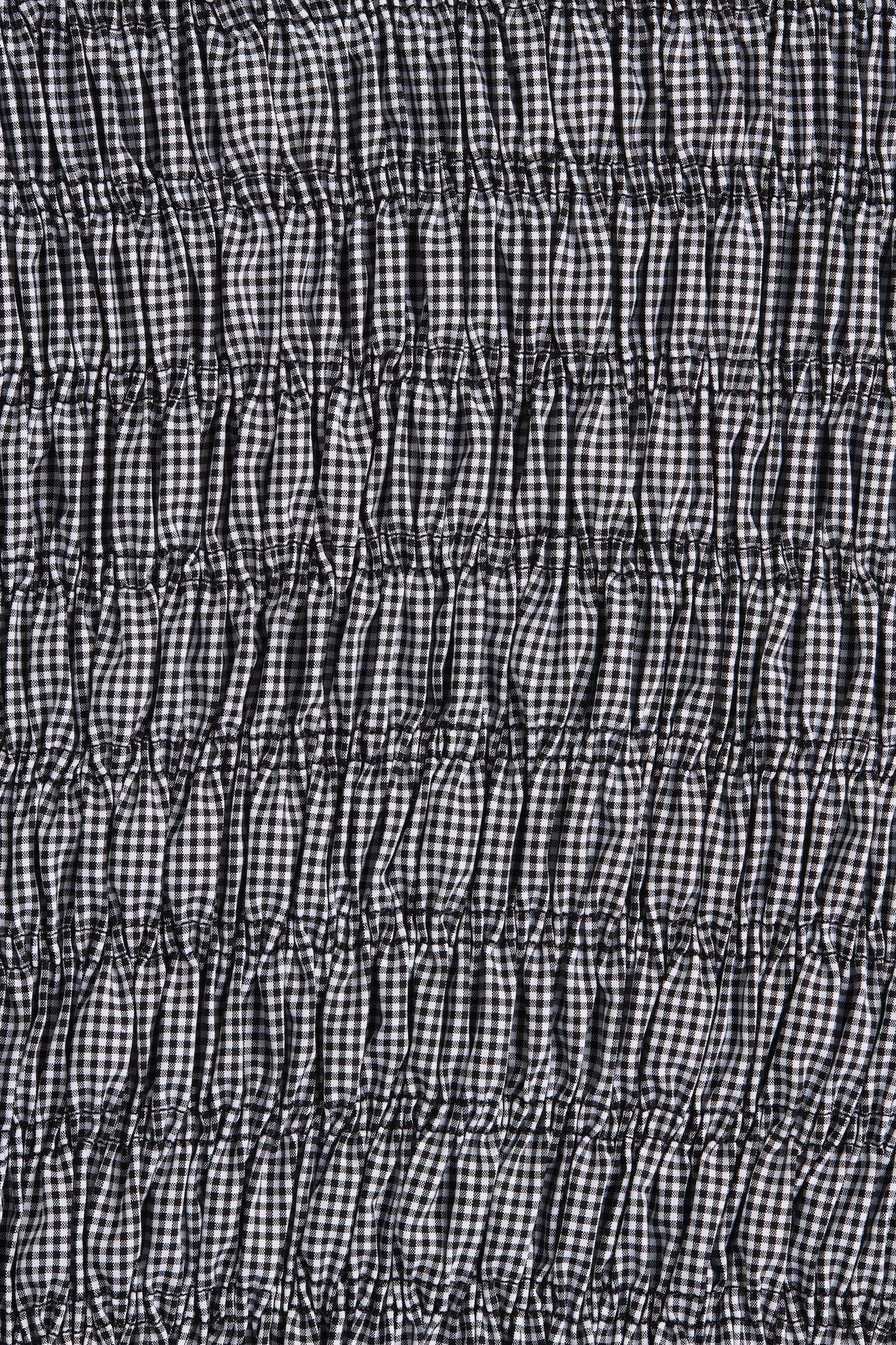 Amelie Midi Dress Gingham Black - Final Sale