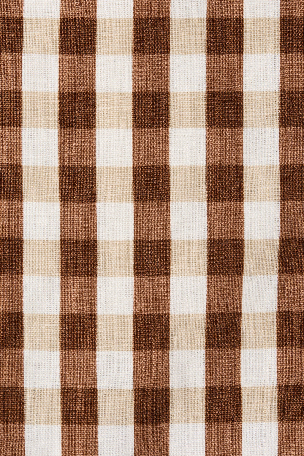 Ana Top Gingham Cedar - Final Sale