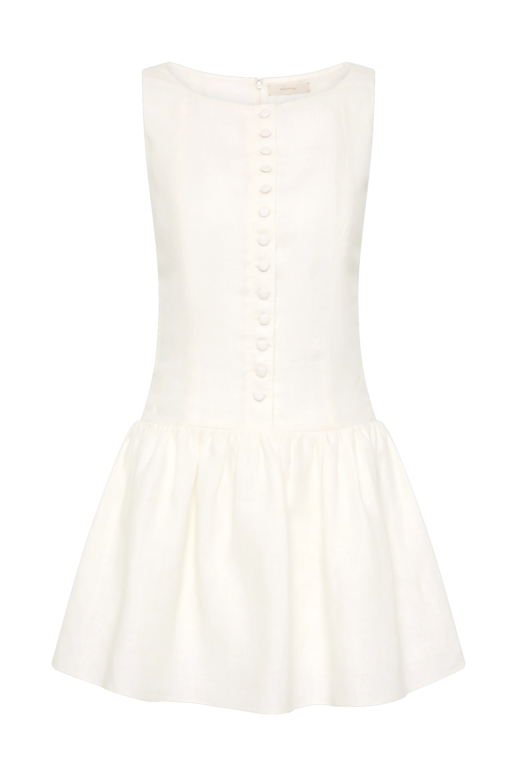Blair Mini Dress White - Final Sale