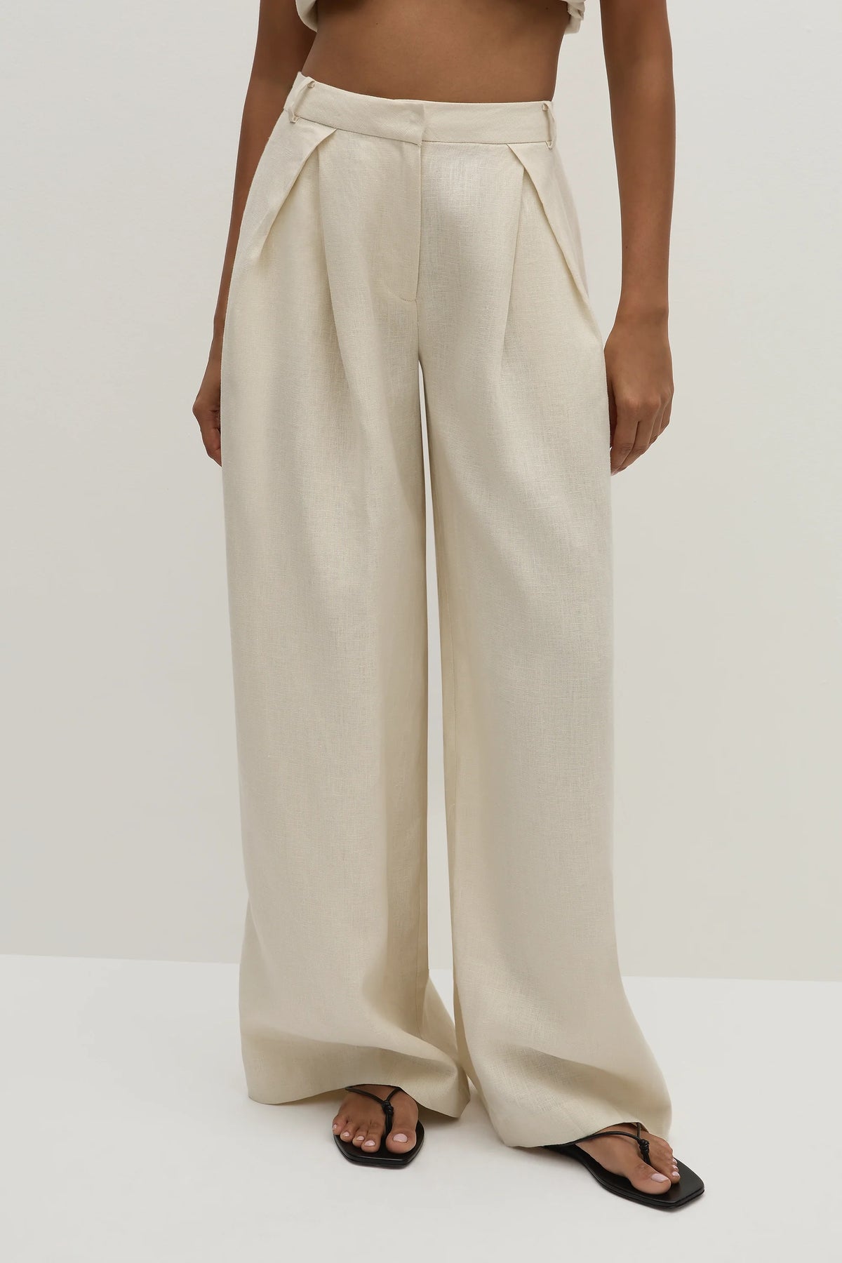 Sofia Trouser Ecru - Final Sale