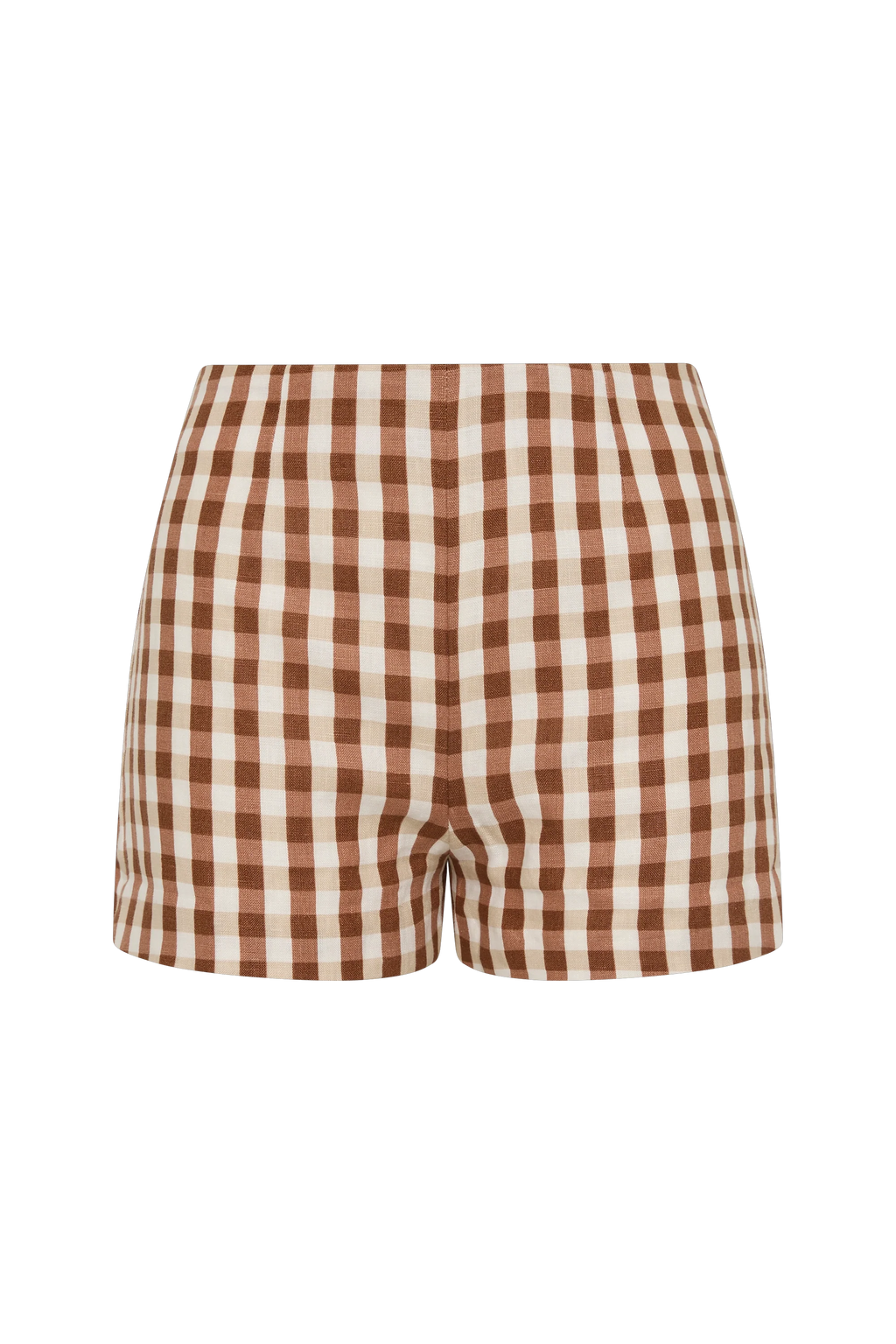 Lila Mini Short Gingham Cedar - Final Sale