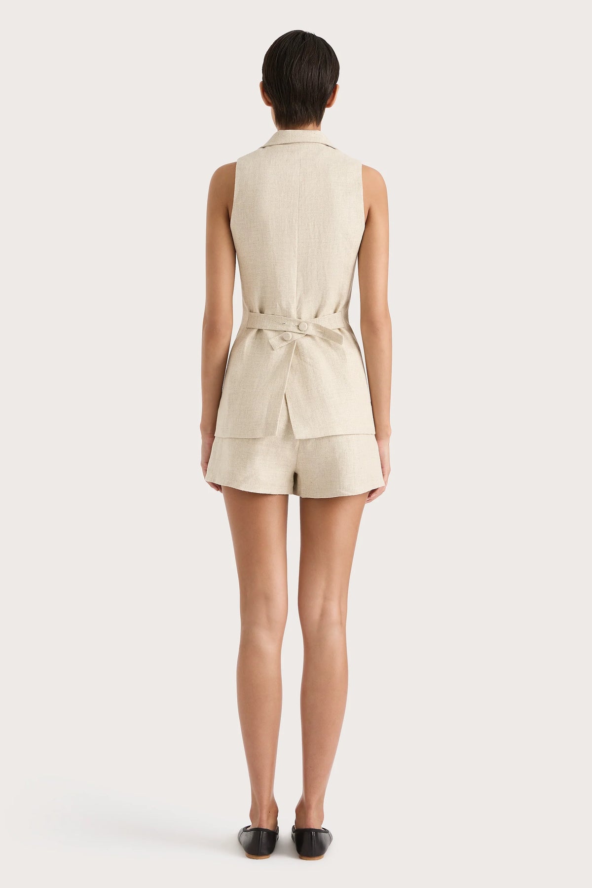 Josette Vest Natural - Final Sale