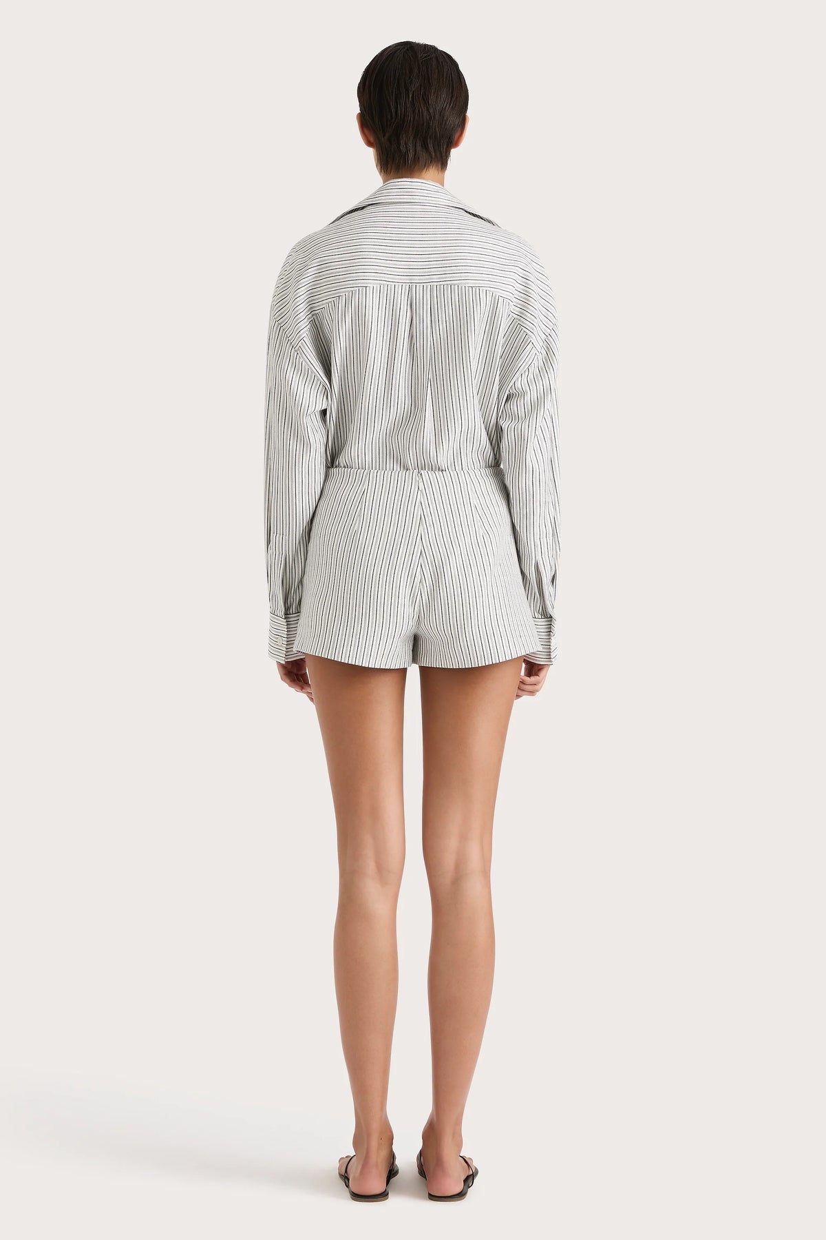 En Vau Shirt Navy Stripe - Final Sale