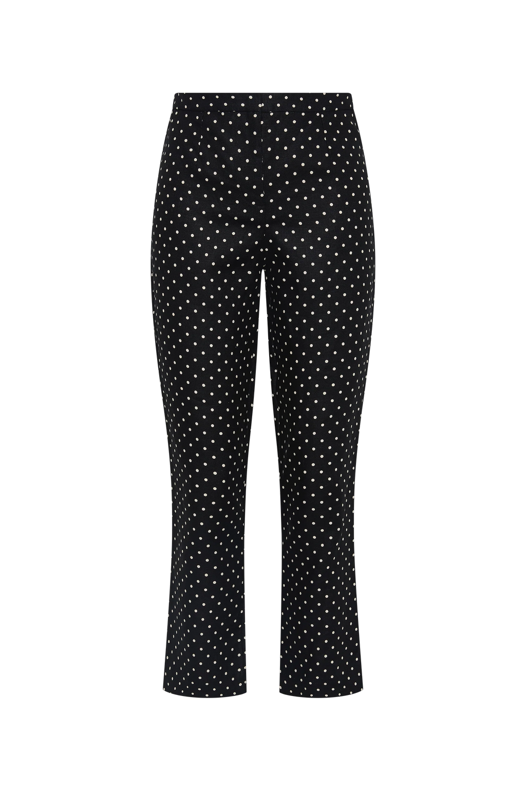 Iria Capri Pant Lola Polka Dot Black Cream