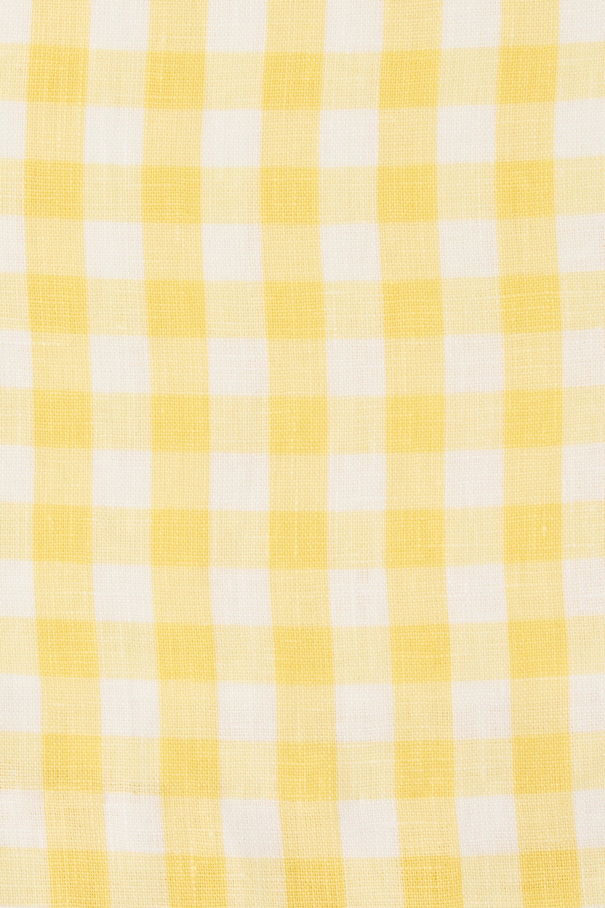 Venza Mini Dress Gingham Pale Yellow