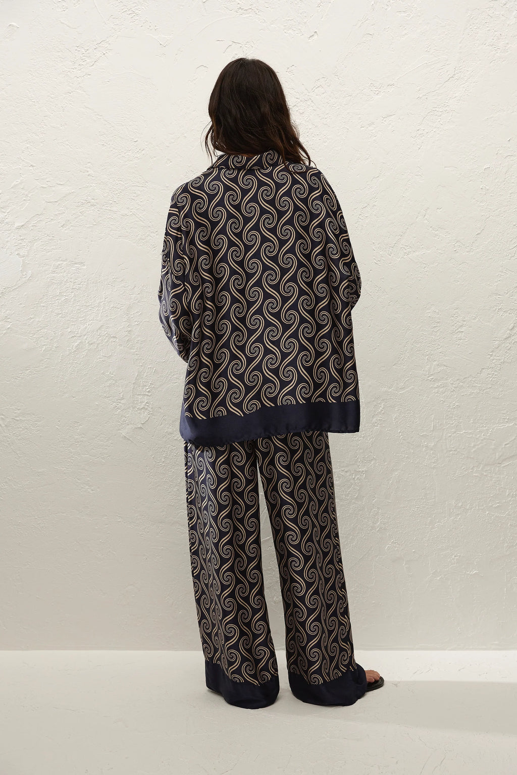 Jensen Pant Juanita Swirl Indigo - Final Sale