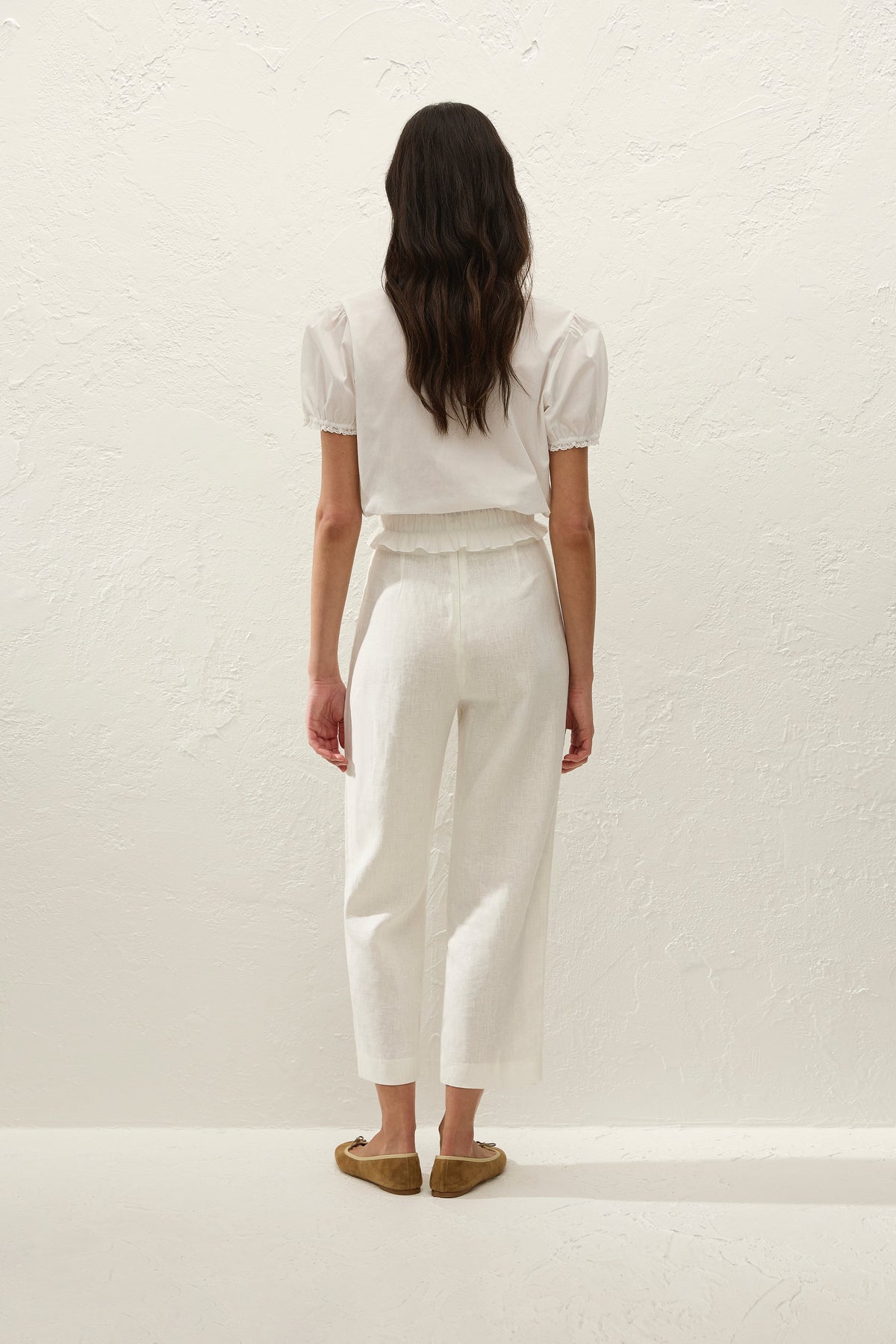 Fiora Blouse Fresco Lace White - Final Sale