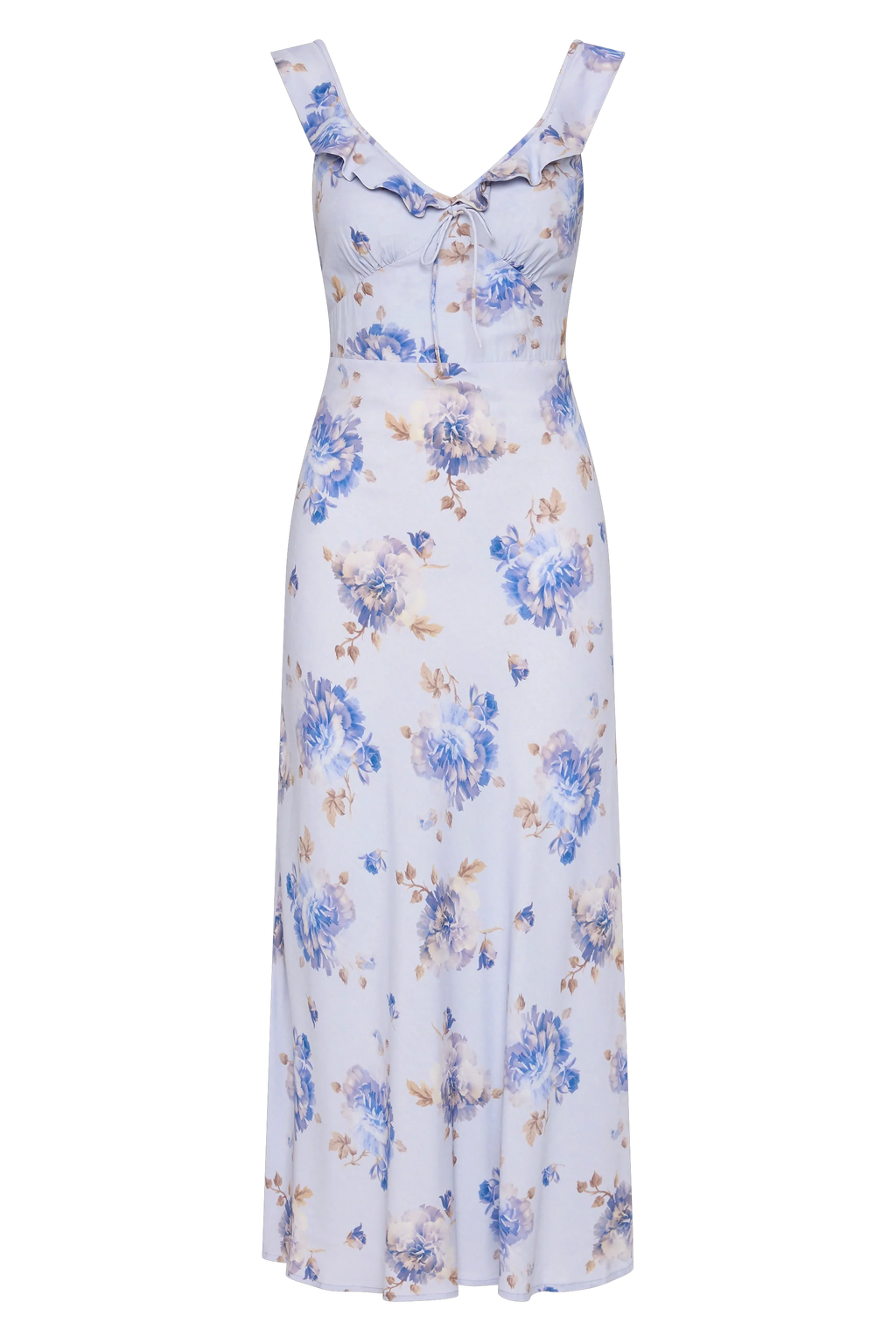 Yvonne Midi Dress Leona Floral Lilac - Final Sale