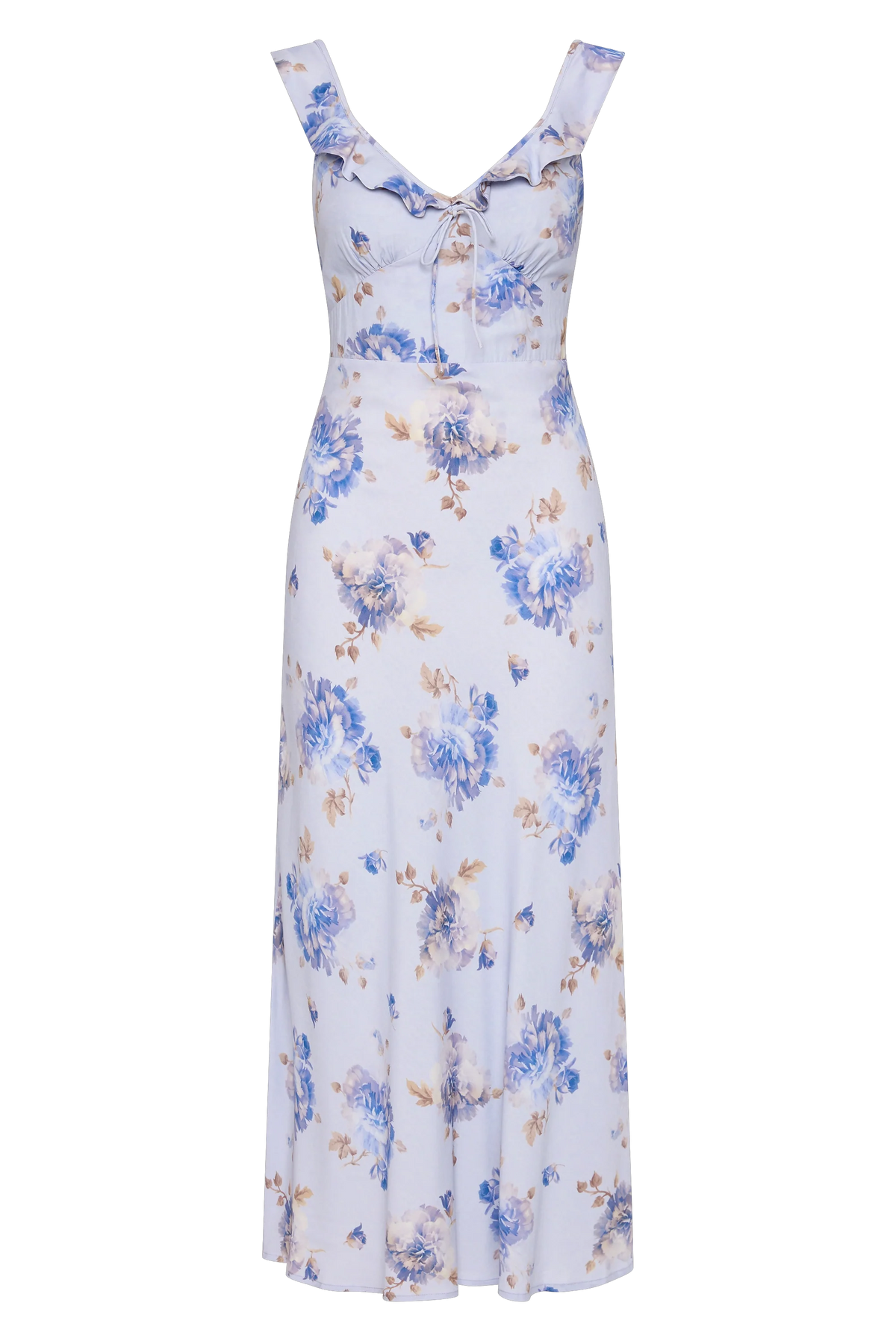 Yvonne Midi Dress Leona Floral Lilac - Final Sale