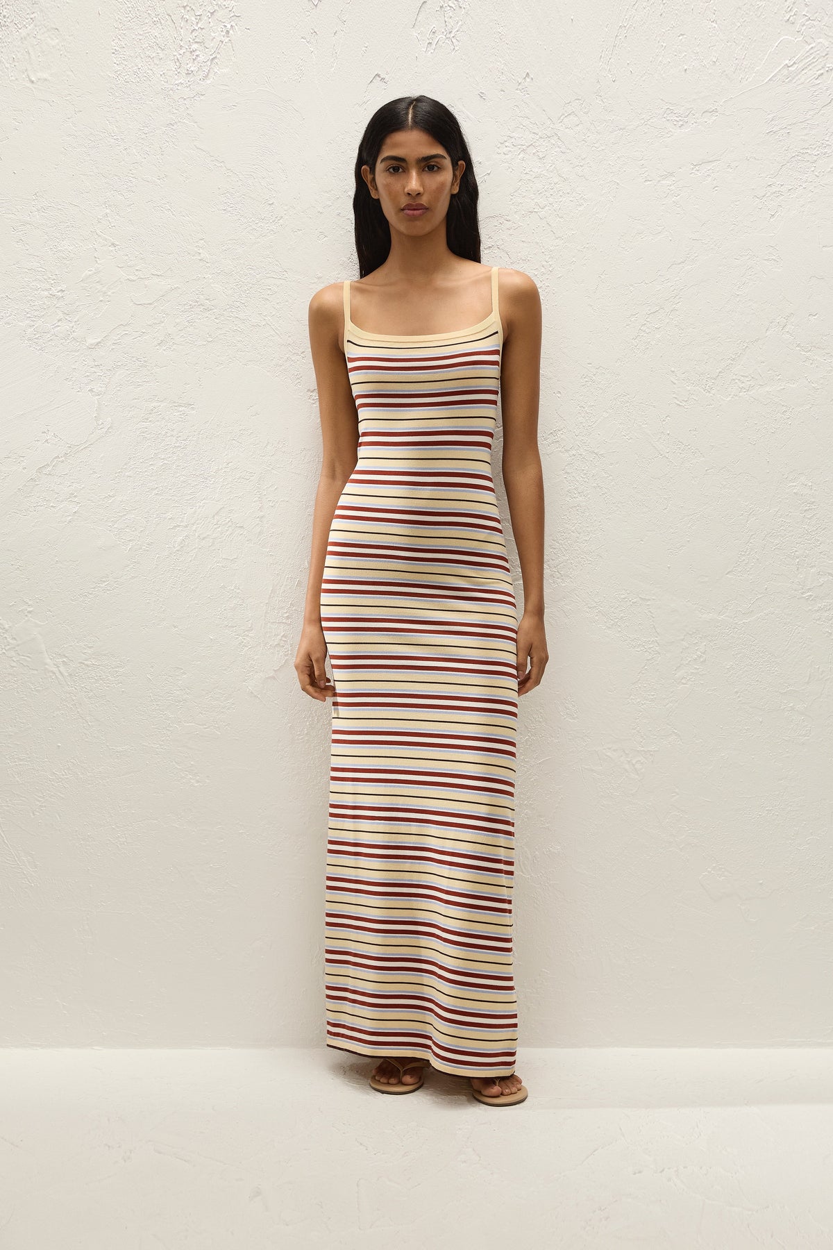 Doris Maxi Dress Cila Stripe Butter