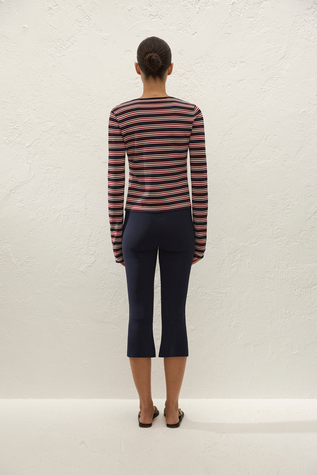 Doris Cardigan Cila Stripe Navy