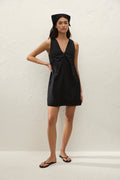 Dion Mini Dress Fiore Lace Black - Final Sale