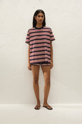 Le Paz Top Cila Stripe Navy