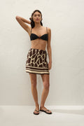 Karys Mini Wrap Skirt Ombra - Final Sale