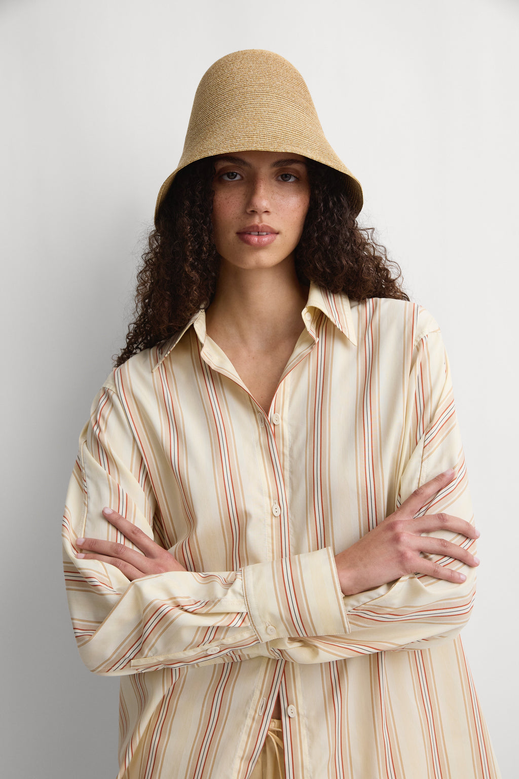 The Stripe Shirt Straw Stripe