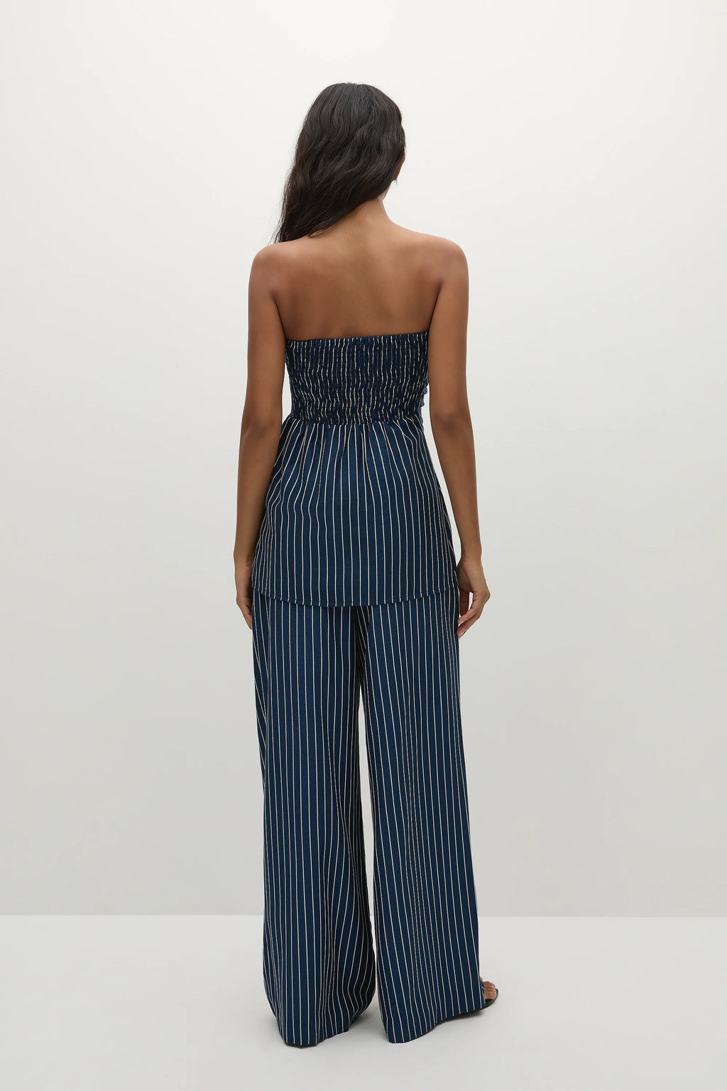 Britta Top Chevron Stripe Vintage Navy - Final Sale