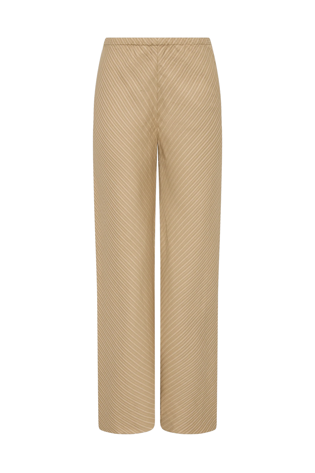 Selan Pant Pinstripe Fawn White - Final Sale