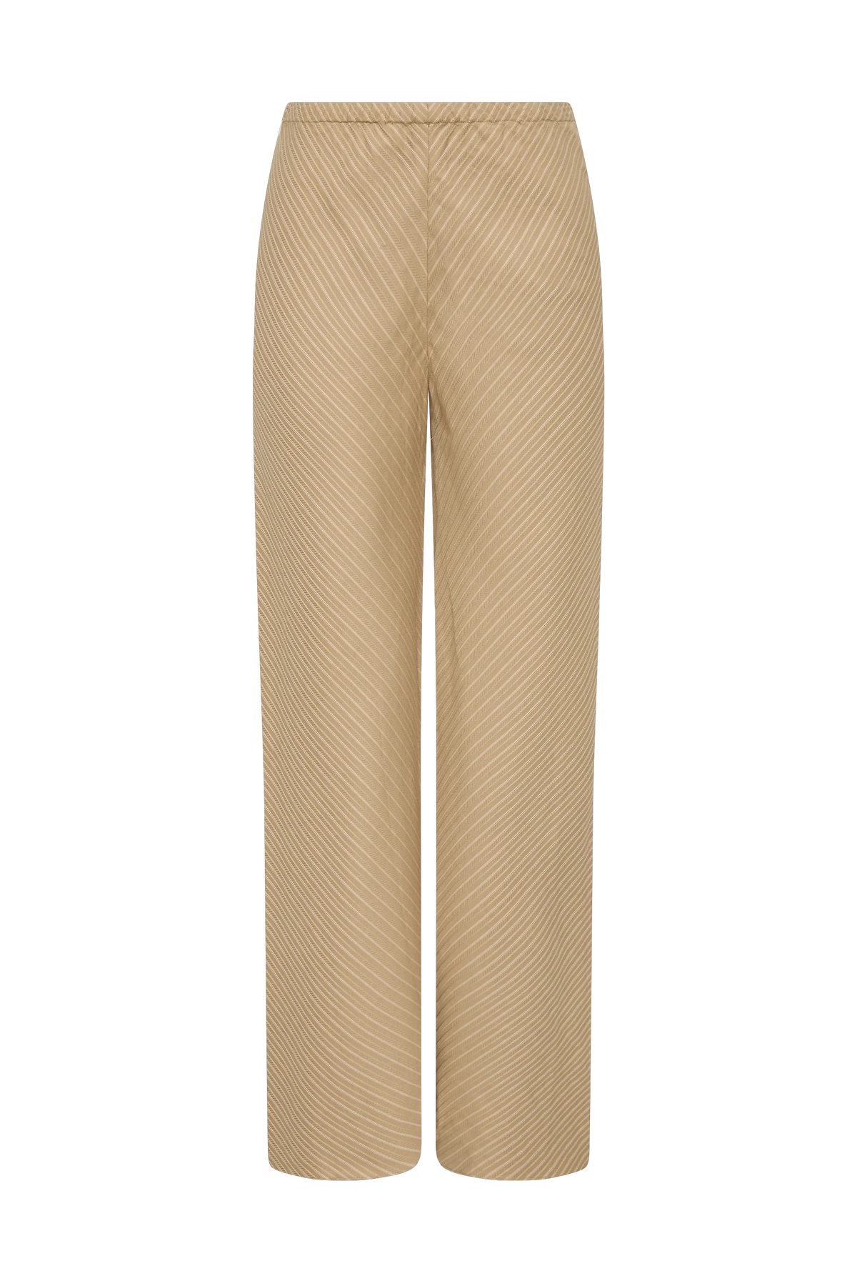 Selan Pant Pinstripe Fawn White - Final Sale