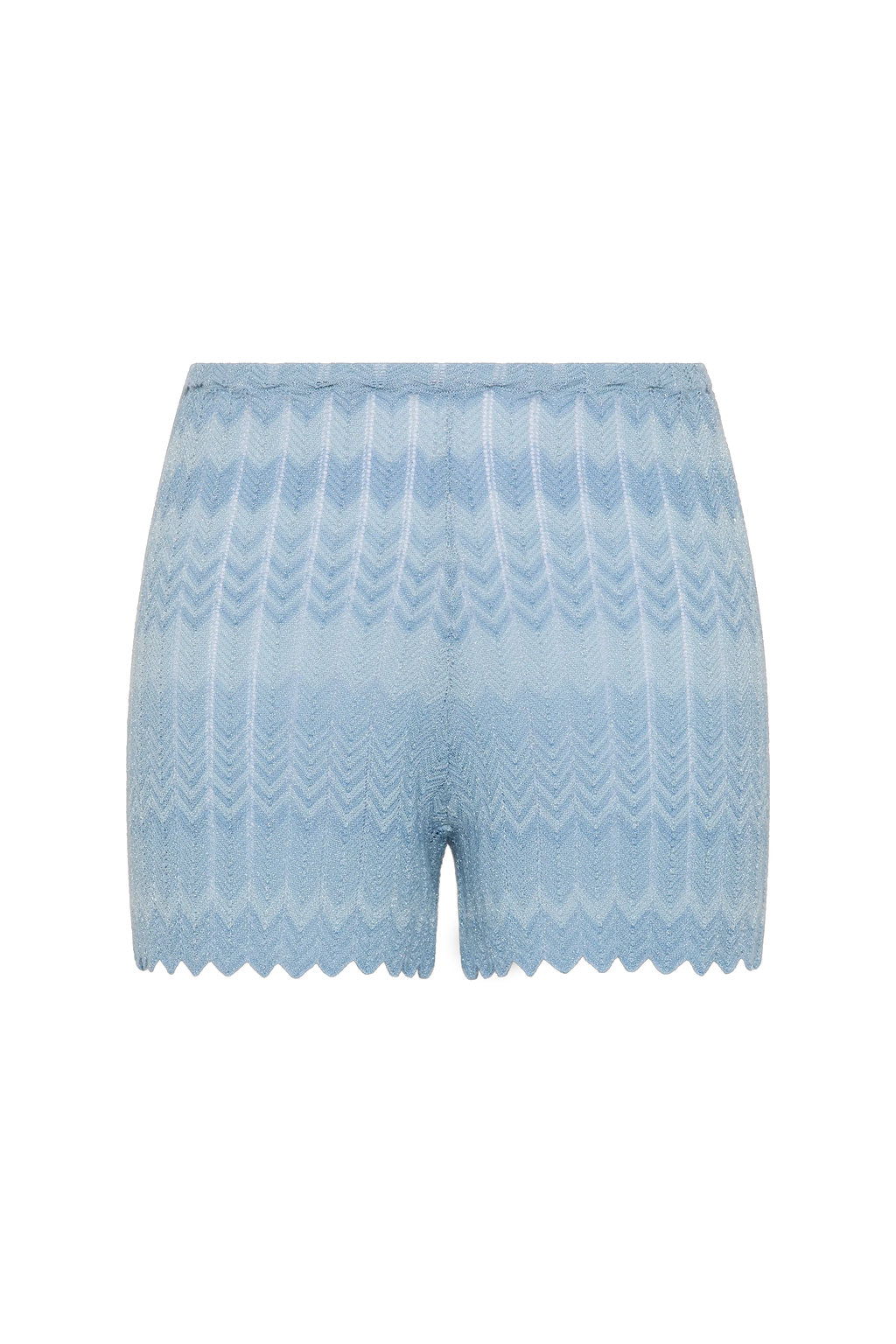 Raya Short Light Blue Chevron - Final Sale
