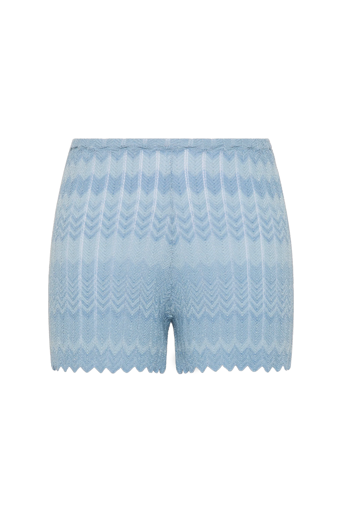 Raya Short Light Blue Chevron - Final Sale