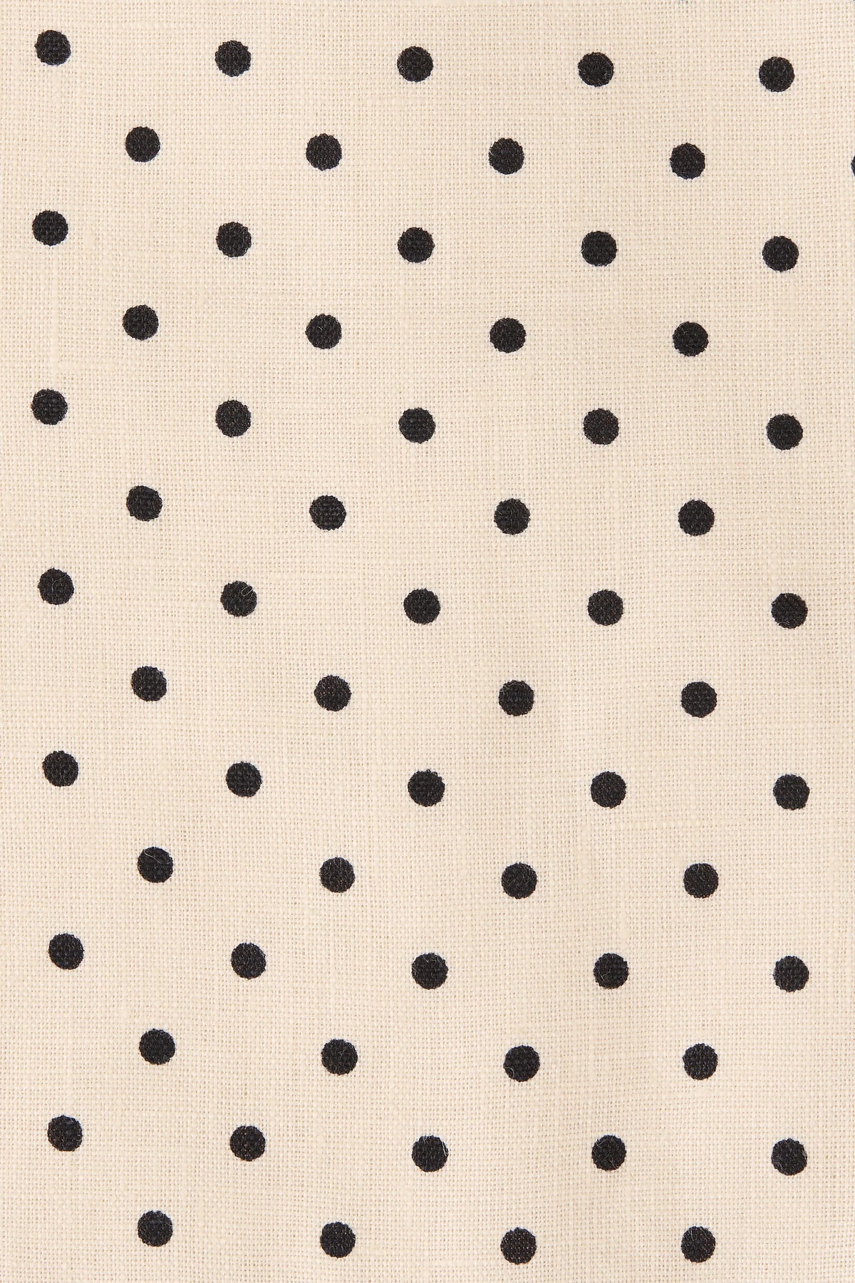 Iria Mini Dress Lola Polka Dot Cream Black