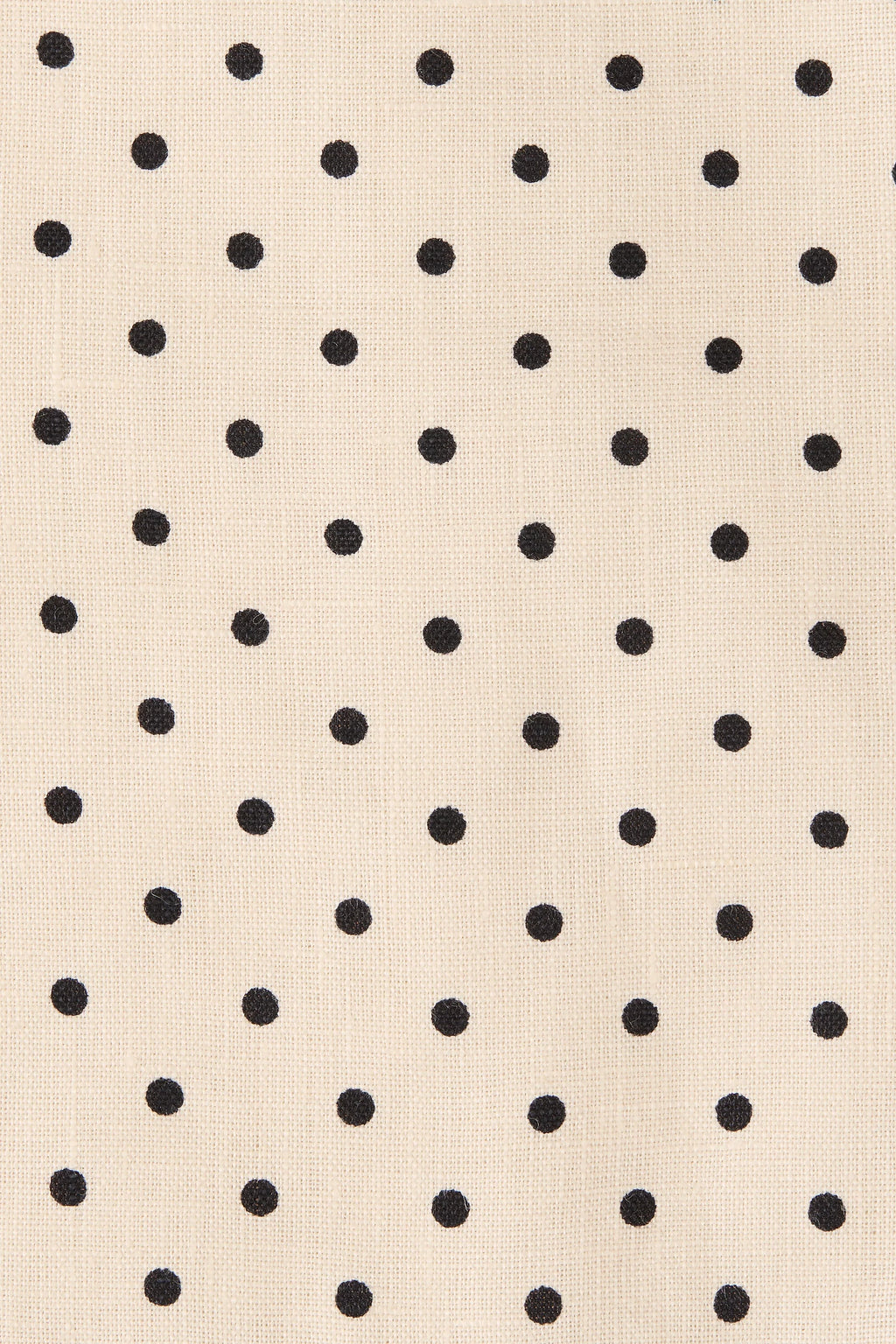 Iria Top Lola Polka Dot Cream Black