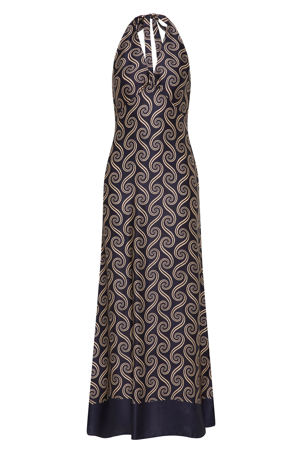 Elidia Maxi Dress Juanita Swirl Indigo - Final Sale