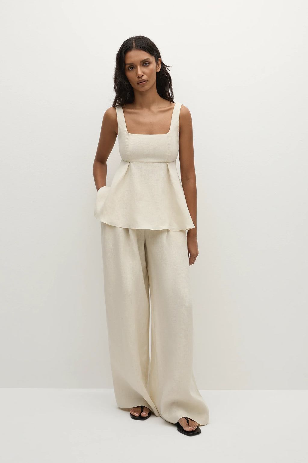 Ellie Top Ecru - Final Sale