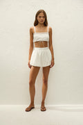 Renee Top Ixora Lace White