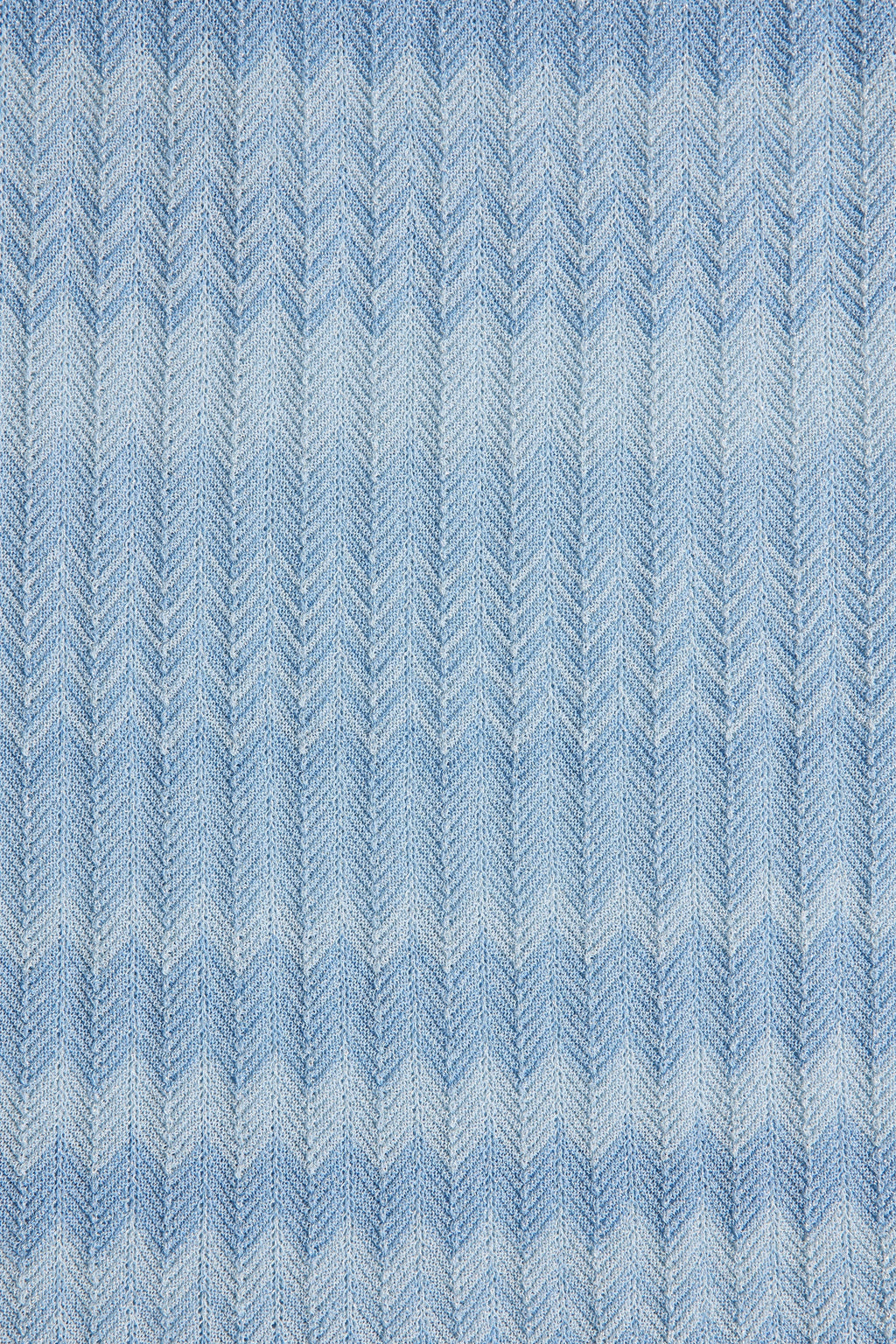 Ria Top Light Blue Chevron - Final Sale