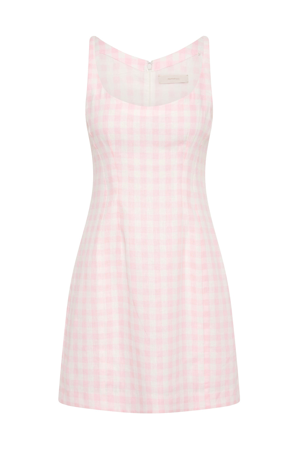 Sanne Mini Dress Gingham Palazzo