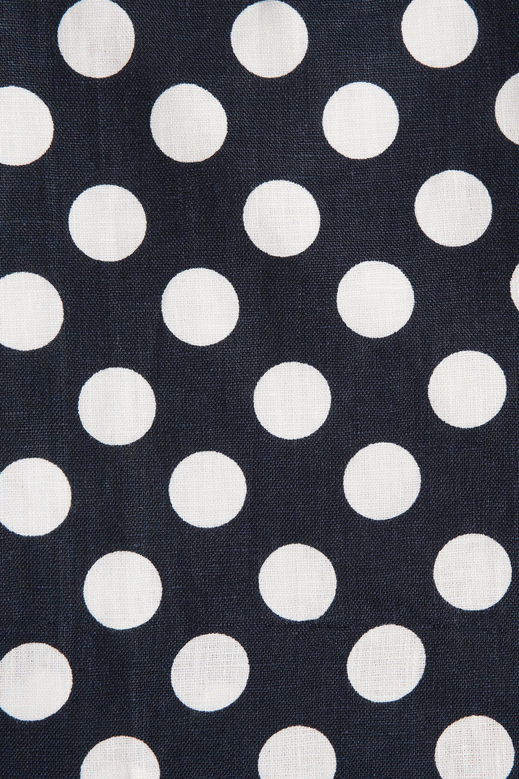 Ana Top Vintage Navy White Dot