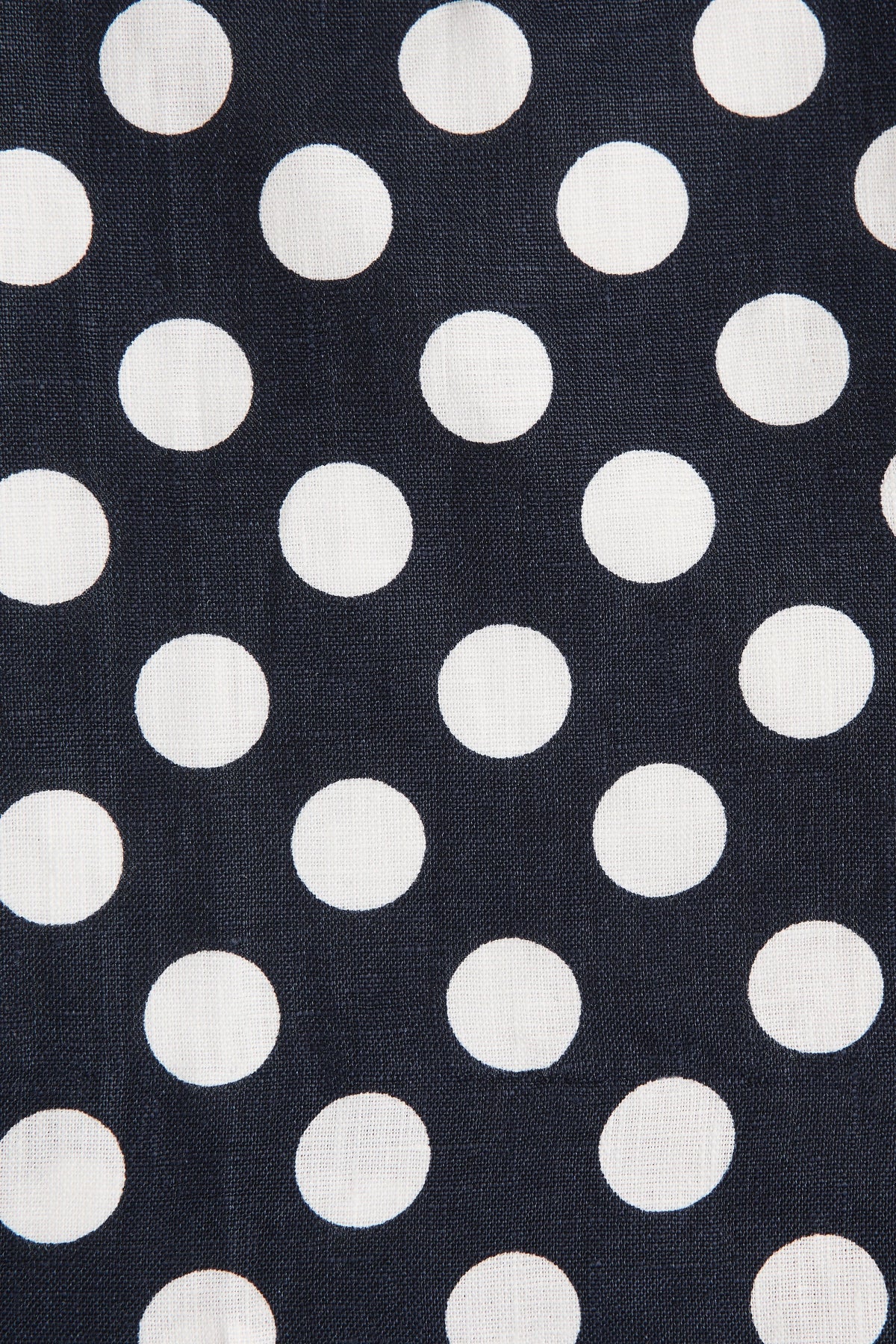Ana Top Vintage Navy White Dot