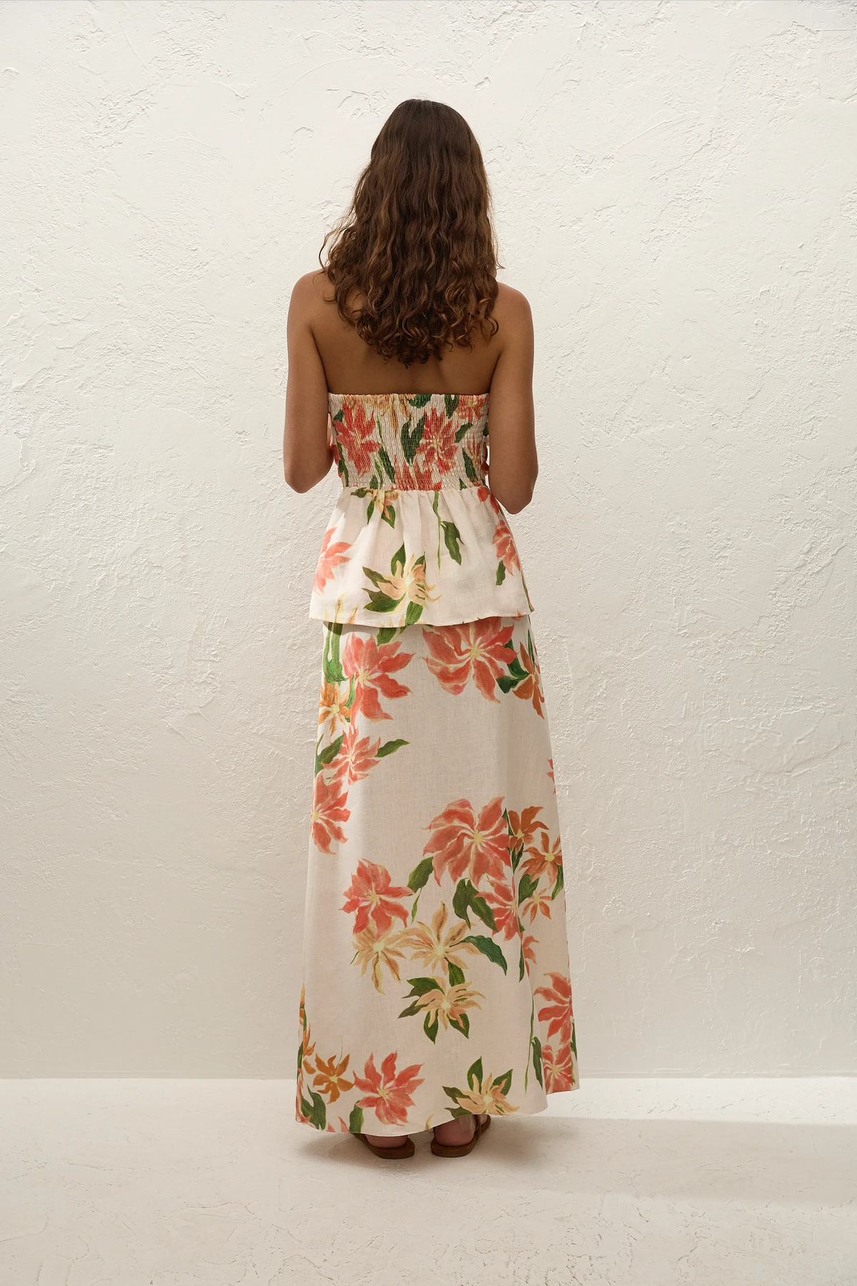 Martina Maxi Skirt Jardines Floral - Final Sale