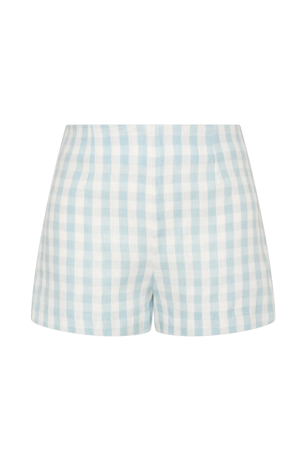 Lila Mini Short Gingham Sky Blue