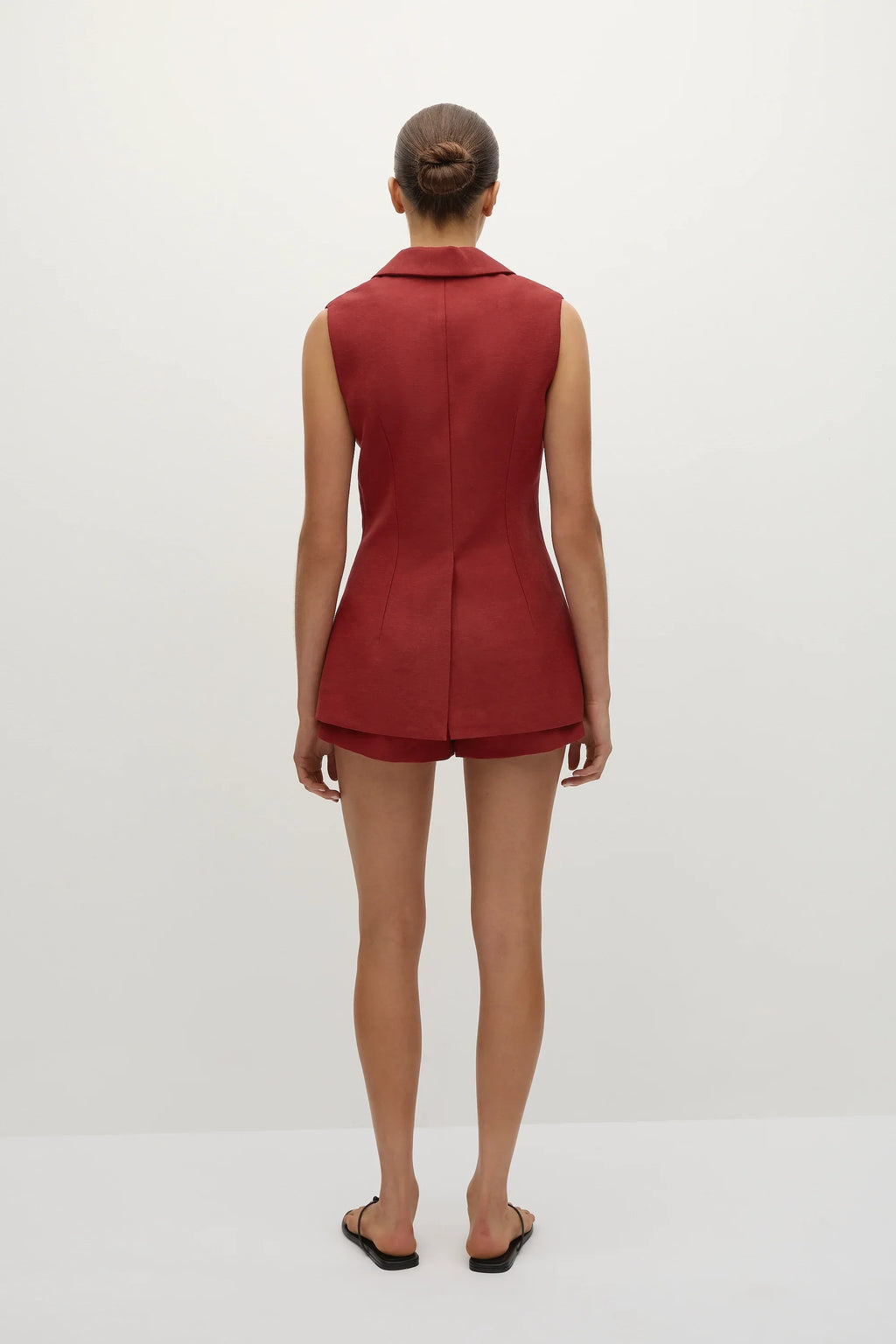 Florine Mini Shorts Deep Red - Final Sale
