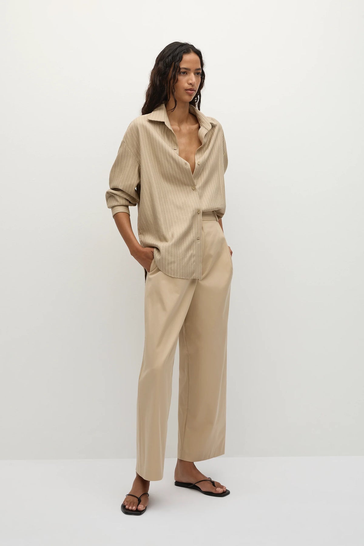 Sable Trouser Fawn - Final Sale