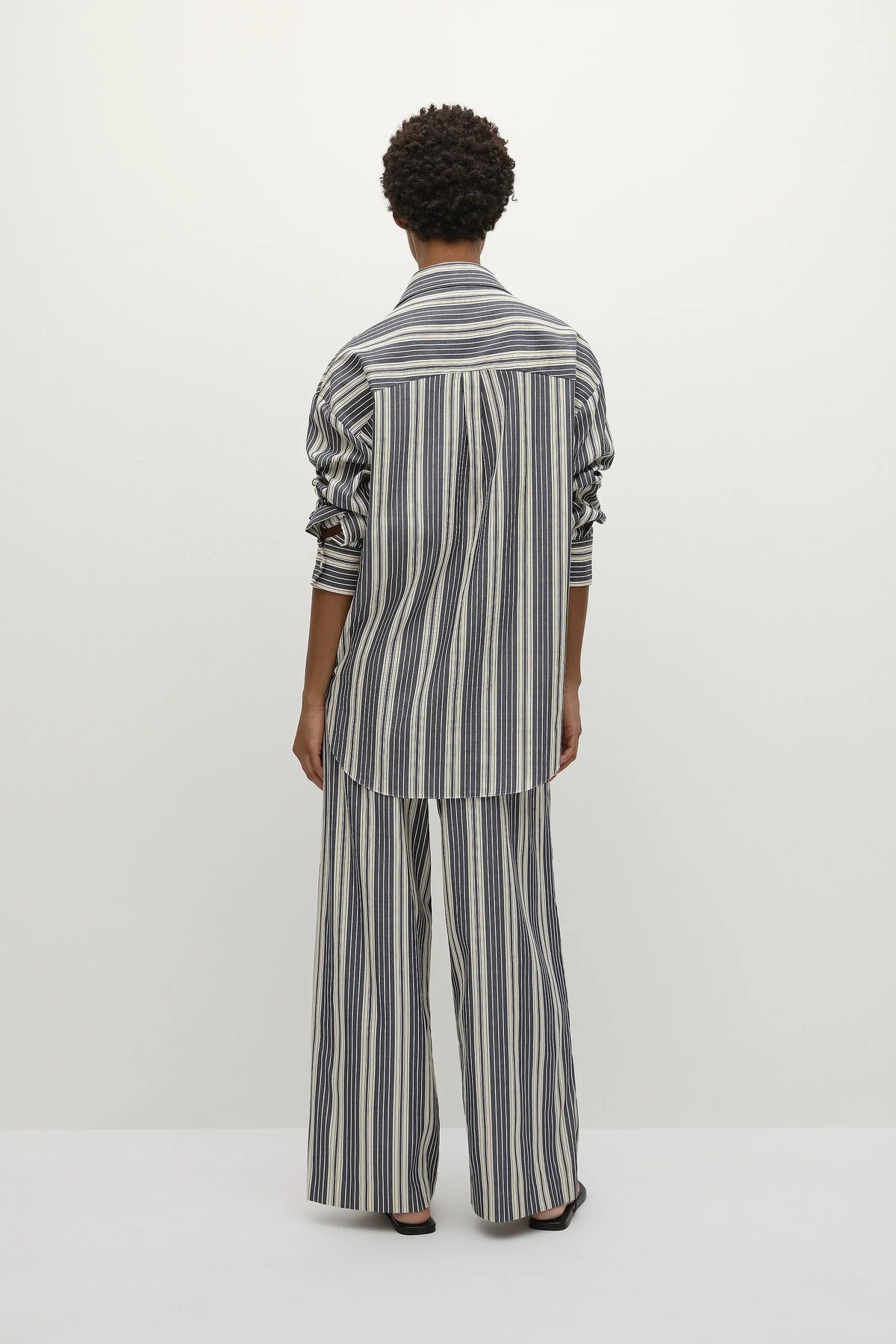 Capri Shirt Antique Navy Stripe - Final Sale