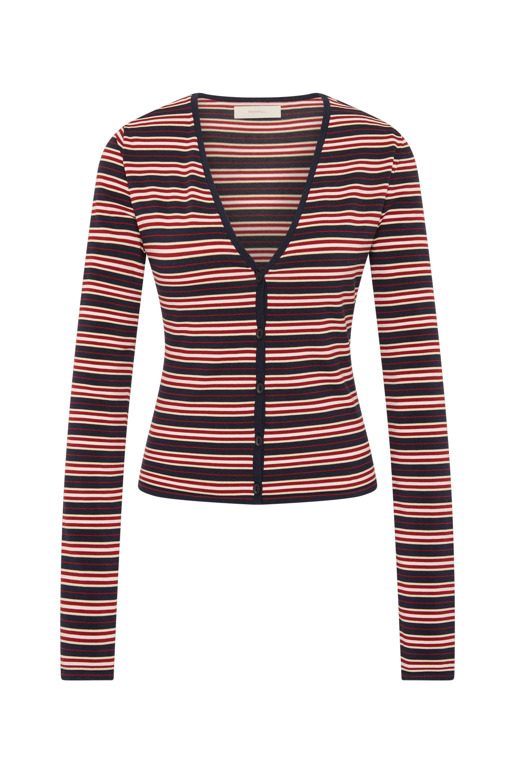 Doris Cardigan Cila Stripe Navy