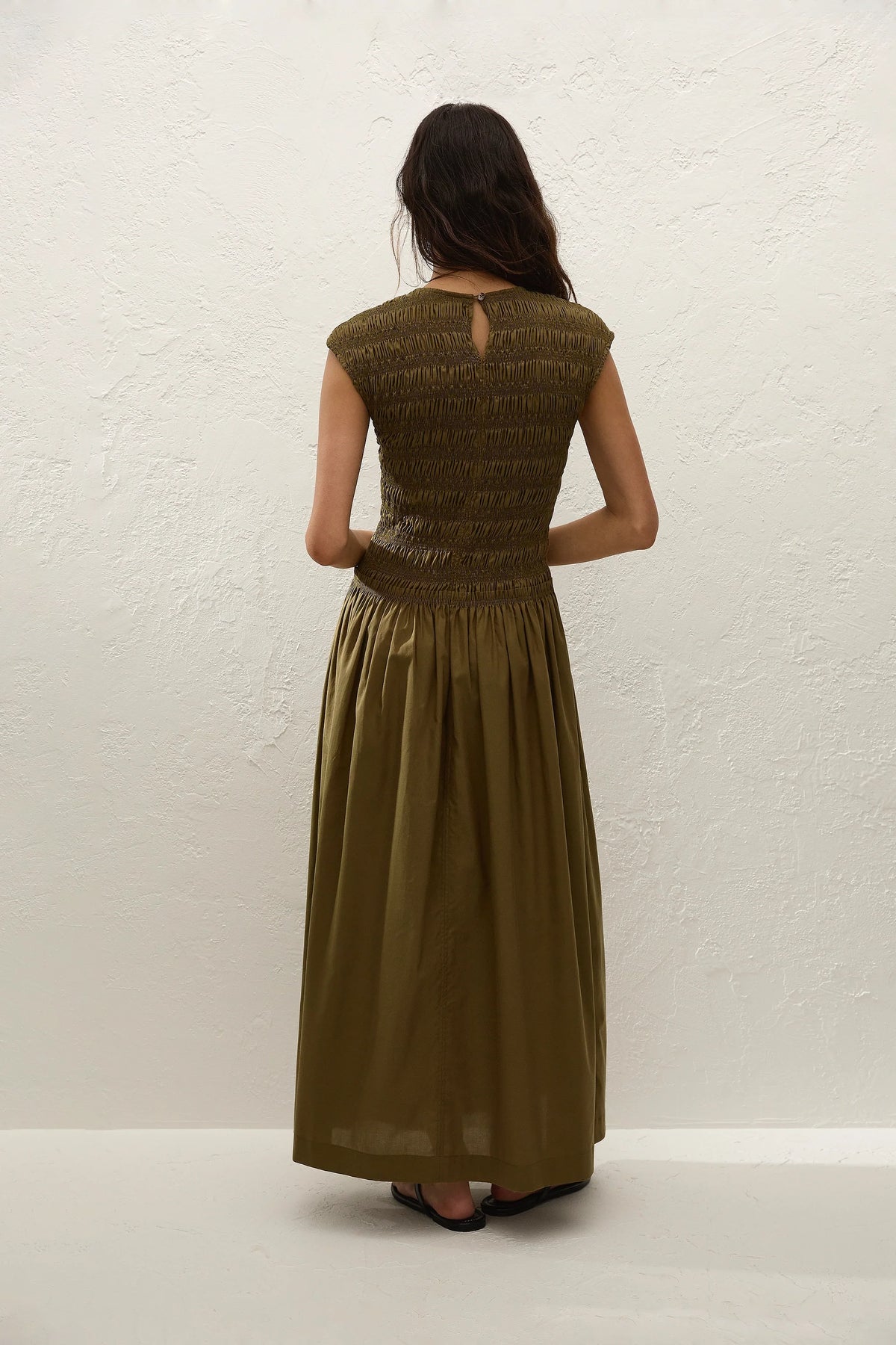 Ale Midi Dress Olive - Final Sale