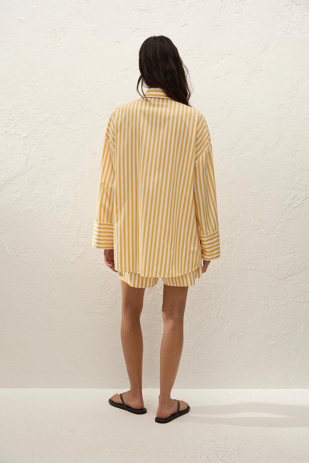 Clemente Short Orozco Stripe Mustard - Final Sale