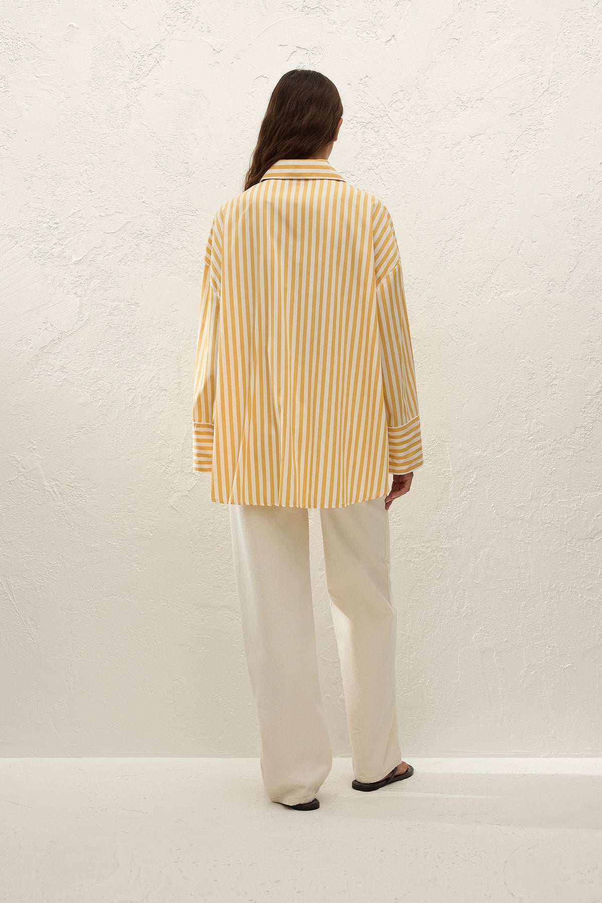 Clemente Shirt Orozco Stripe Mustard - Final Sale